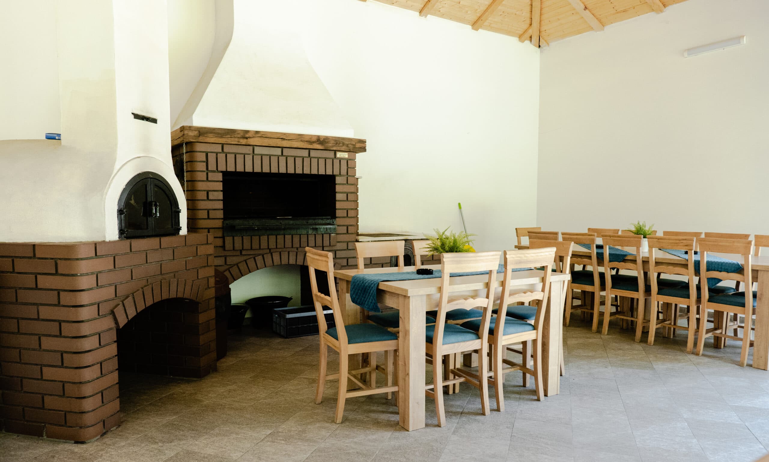 Zona de gratar si cuptor